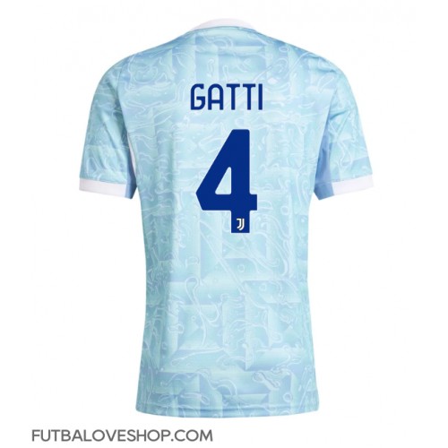 Dres Juventus Federico Gatti #4 Preč 2025-26 Krátky Rukáv